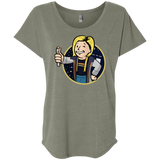 T-Shirts Venetian Grey / X-Small Doctor Vault Triblend Dolman Sleeve