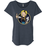 T-Shirts Vintage Navy / X-Small Doctor Vault Triblend Dolman Sleeve