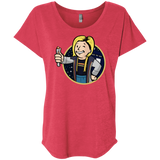 T-Shirts Vintage Red / X-Small Doctor Vault Triblend Dolman Sleeve