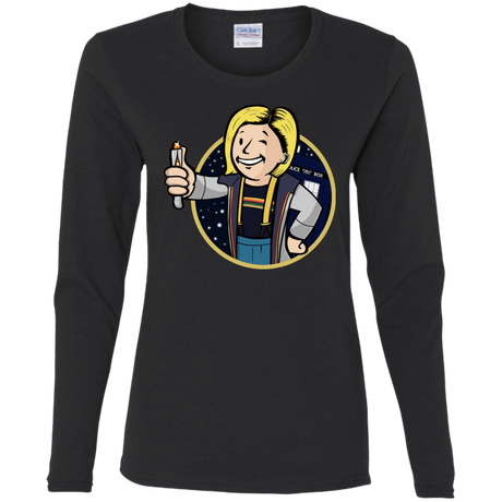 T-Shirts Black / S Doctor Vault Women's Long Sleeve T-Shirt