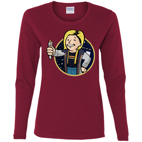 T-Shirts Cardinal / S Doctor Vault Women's Long Sleeve T-Shirt