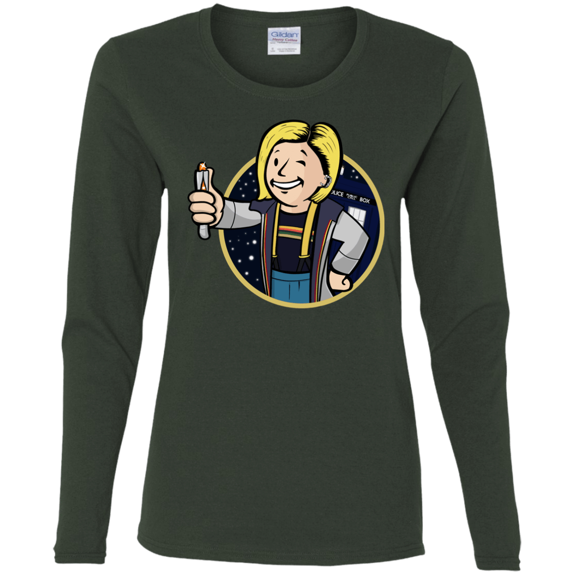 T-Shirts Forest / S Doctor Vault Women's Long Sleeve T-Shirt