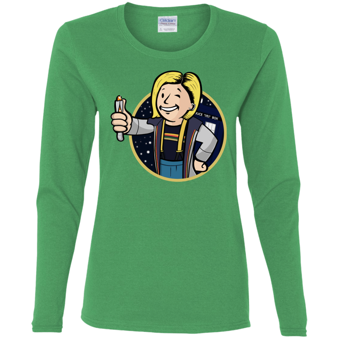 T-Shirts Irish Green / S Doctor Vault Women's Long Sleeve T-Shirt