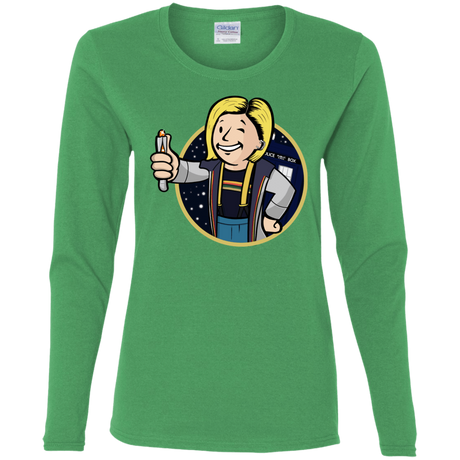 T-Shirts Irish Green / S Doctor Vault Women's Long Sleeve T-Shirt