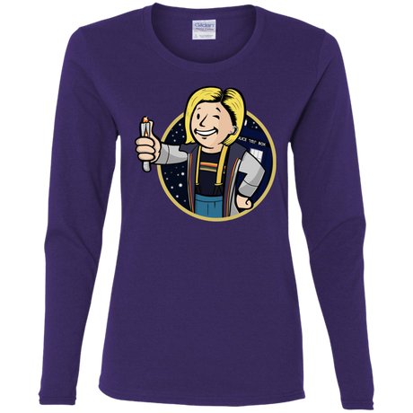 T-Shirts Purple / S Doctor Vault Women's Long Sleeve T-Shirt