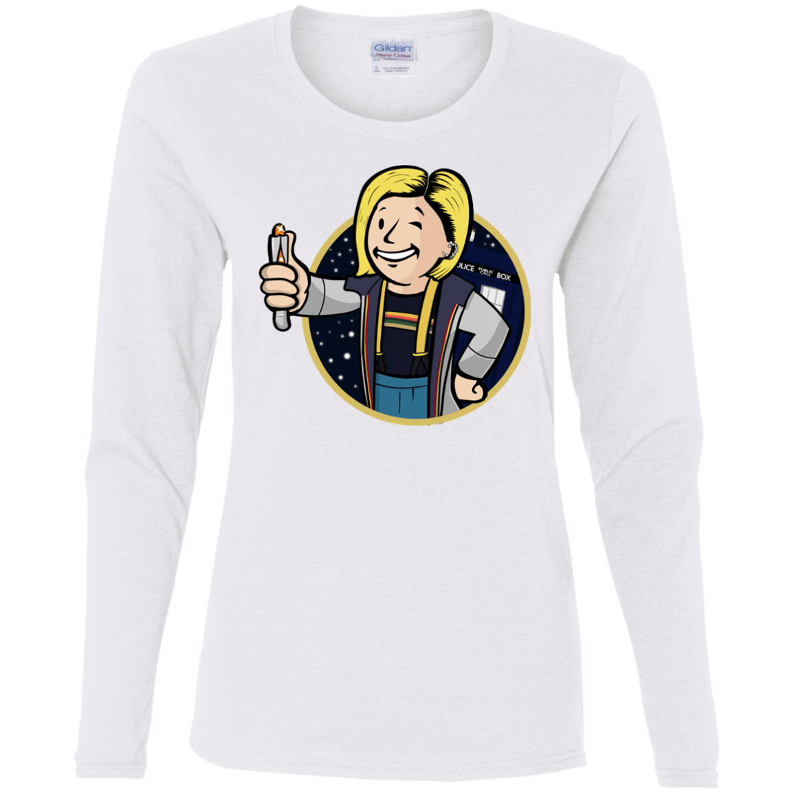 T-Shirts White / S Doctor Vault Women's Long Sleeve T-Shirt