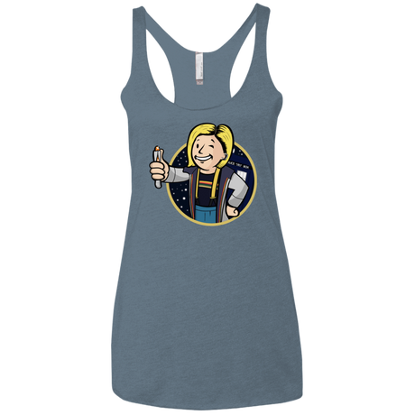 T-Shirts Indigo / X-Small Doctor Vault Women's Triblend Racerback Tank