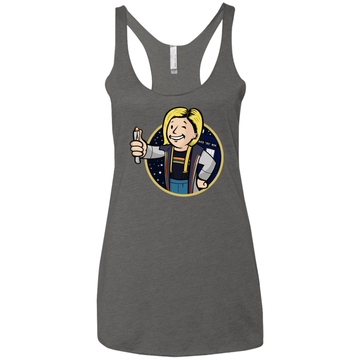 T-Shirts Premium Heather / X-Small Doctor Vault Women's Triblend Racerback Tank