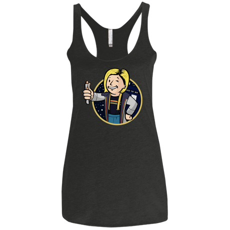 T-Shirts Vintage Black / X-Small Doctor Vault Women's Triblend Racerback Tank