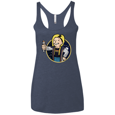 T-Shirts Vintage Navy / X-Small Doctor Vault Women's Triblend Racerback Tank