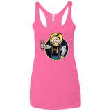 T-Shirts Vintage Pink / X-Small Doctor Vault Women's Triblend Racerback Tank