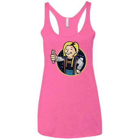 T-Shirts Vintage Pink / X-Small Doctor Vault Women's Triblend Racerback Tank