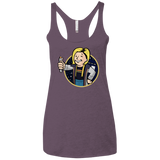 T-Shirts Vintage Purple / X-Small Doctor Vault Women's Triblend Racerback Tank