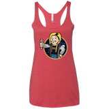 T-Shirts Vintage Red / X-Small Doctor Vault Women's Triblend Racerback Tank