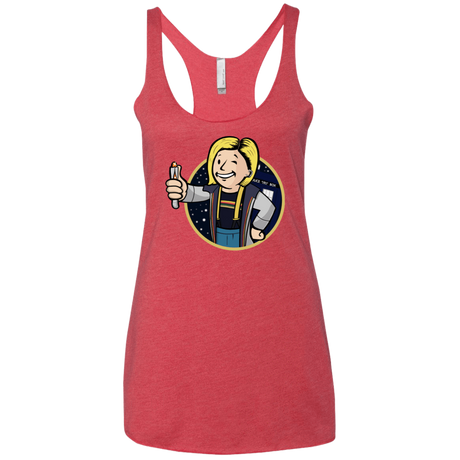 T-Shirts Vintage Red / X-Small Doctor Vault Women's Triblend Racerback Tank