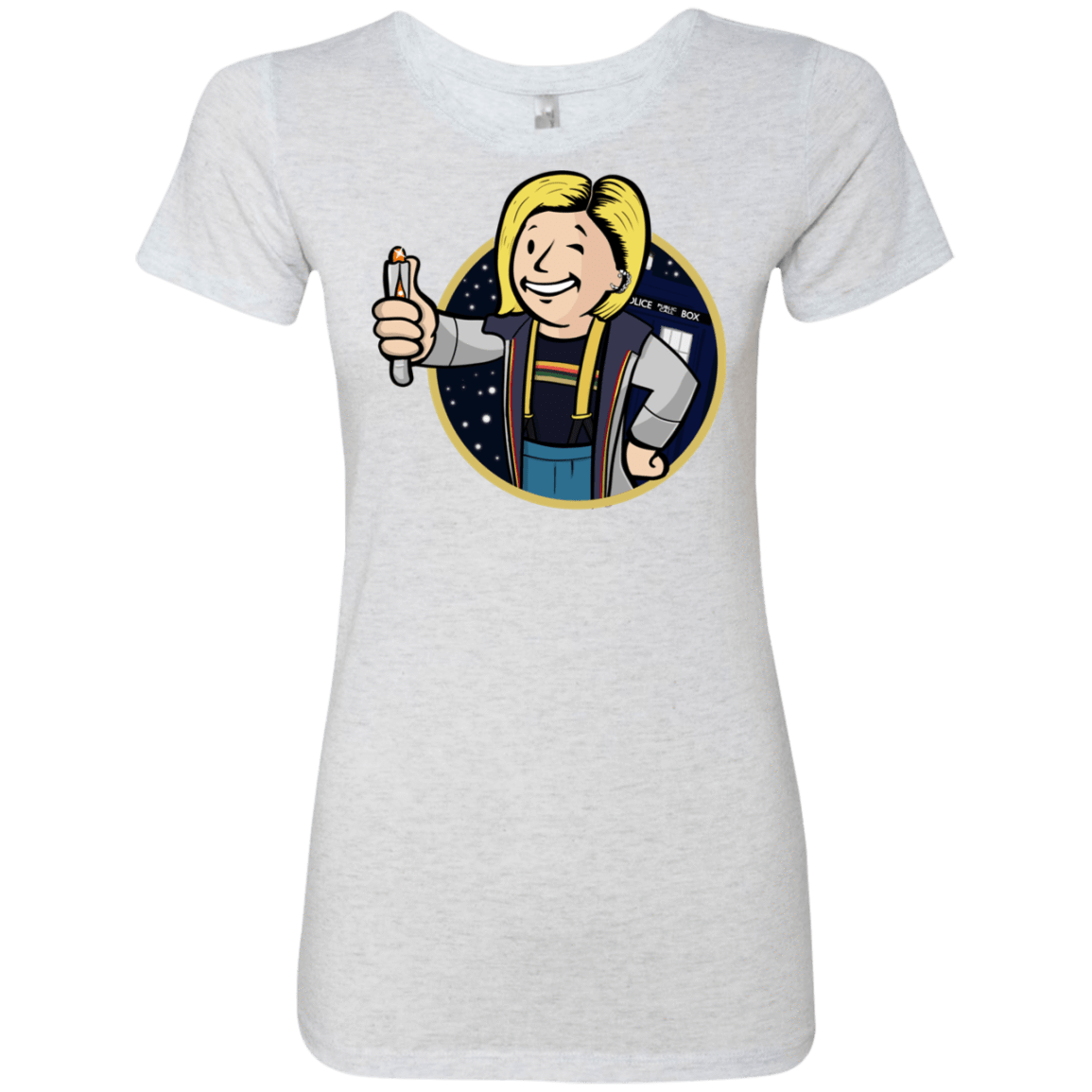 T-Shirts Heather White / S Doctor Vault Women's Triblend T-Shirt