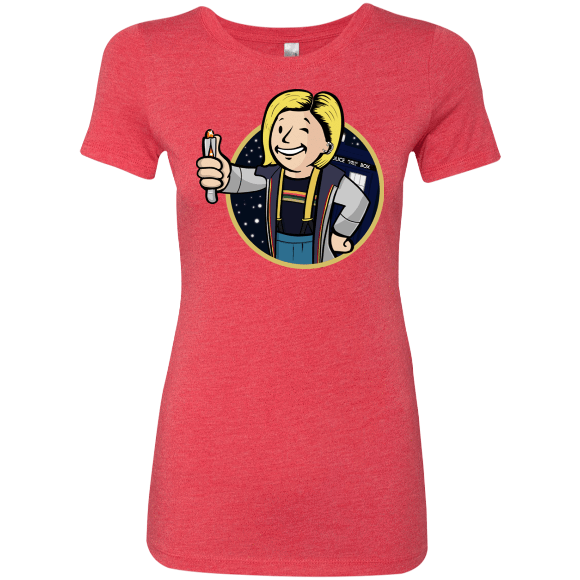 T-Shirts Vintage Red / S Doctor Vault Women's Triblend T-Shirt