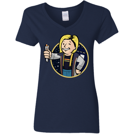 T-Shirts Navy / S Doctor Vault Women's V-Neck T-Shirt