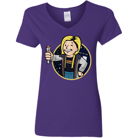 T-Shirts Purple / S Doctor Vault Women's V-Neck T-Shirt