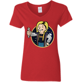 T-Shirts Red / S Doctor Vault Women's V-Neck T-Shirt