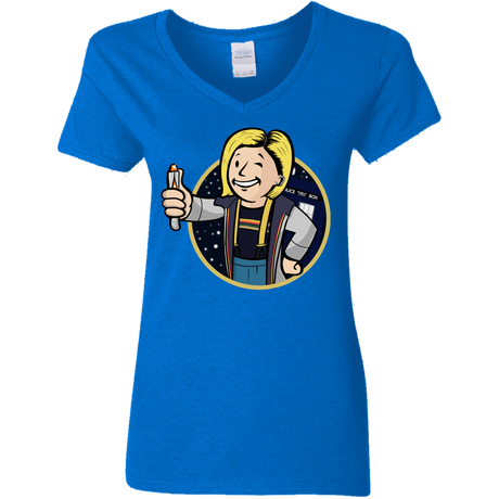 T-Shirts Royal / S Doctor Vault Women's V-Neck T-Shirt