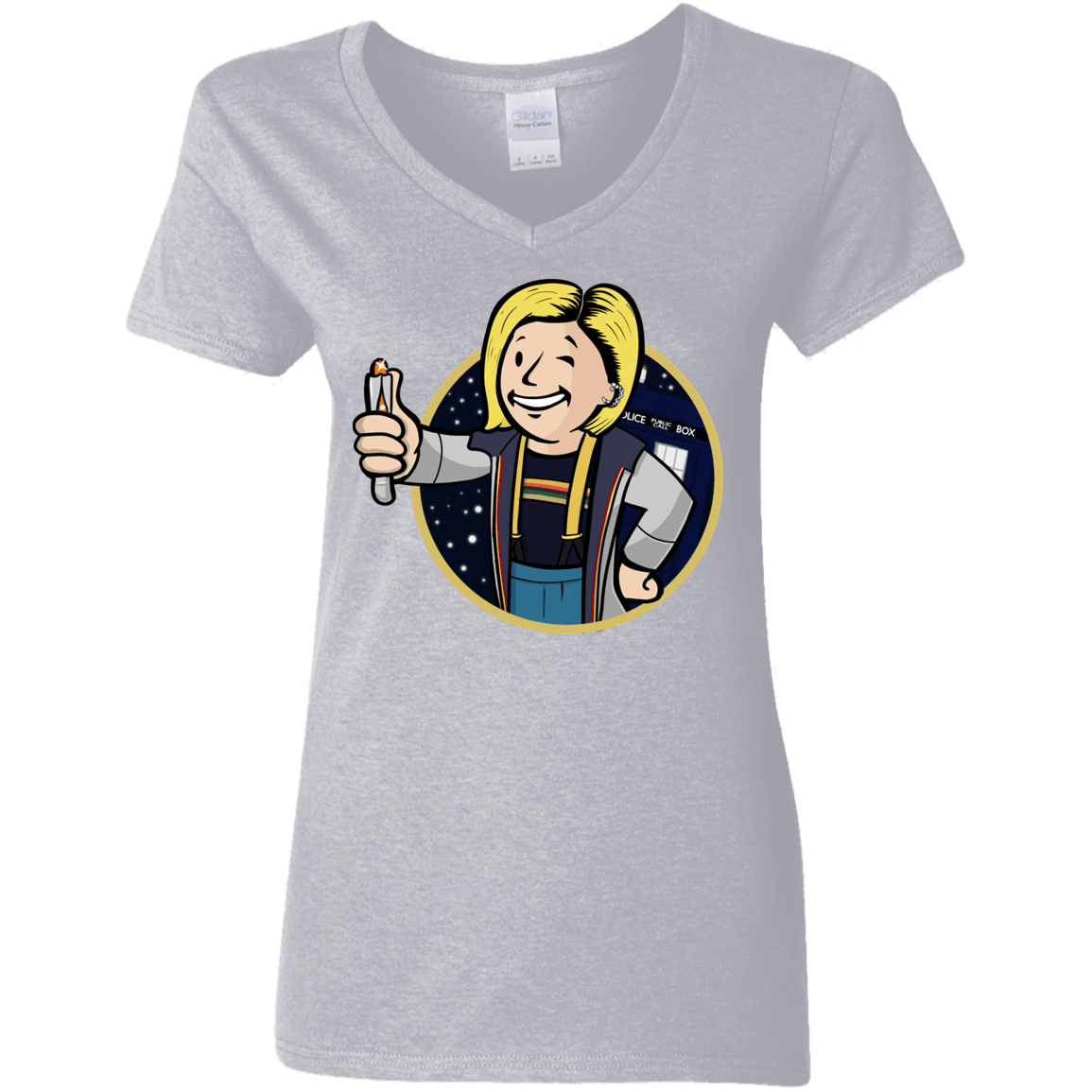 T-Shirts Sport Grey / S Doctor Vault Women's V-Neck T-Shirt