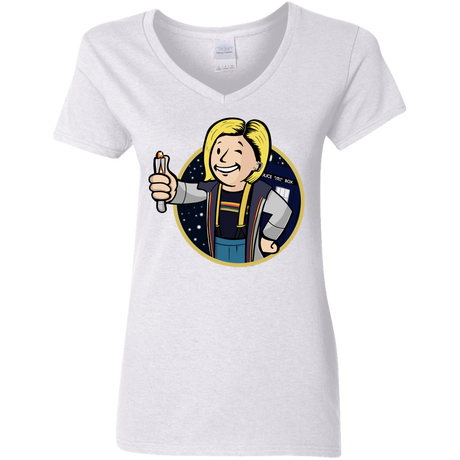 T-Shirts White / S Doctor Vault Women's V-Neck T-Shirt