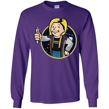 T-Shirts Purple / YS Doctor Vault Youth Long Sleeve T-Shirt
