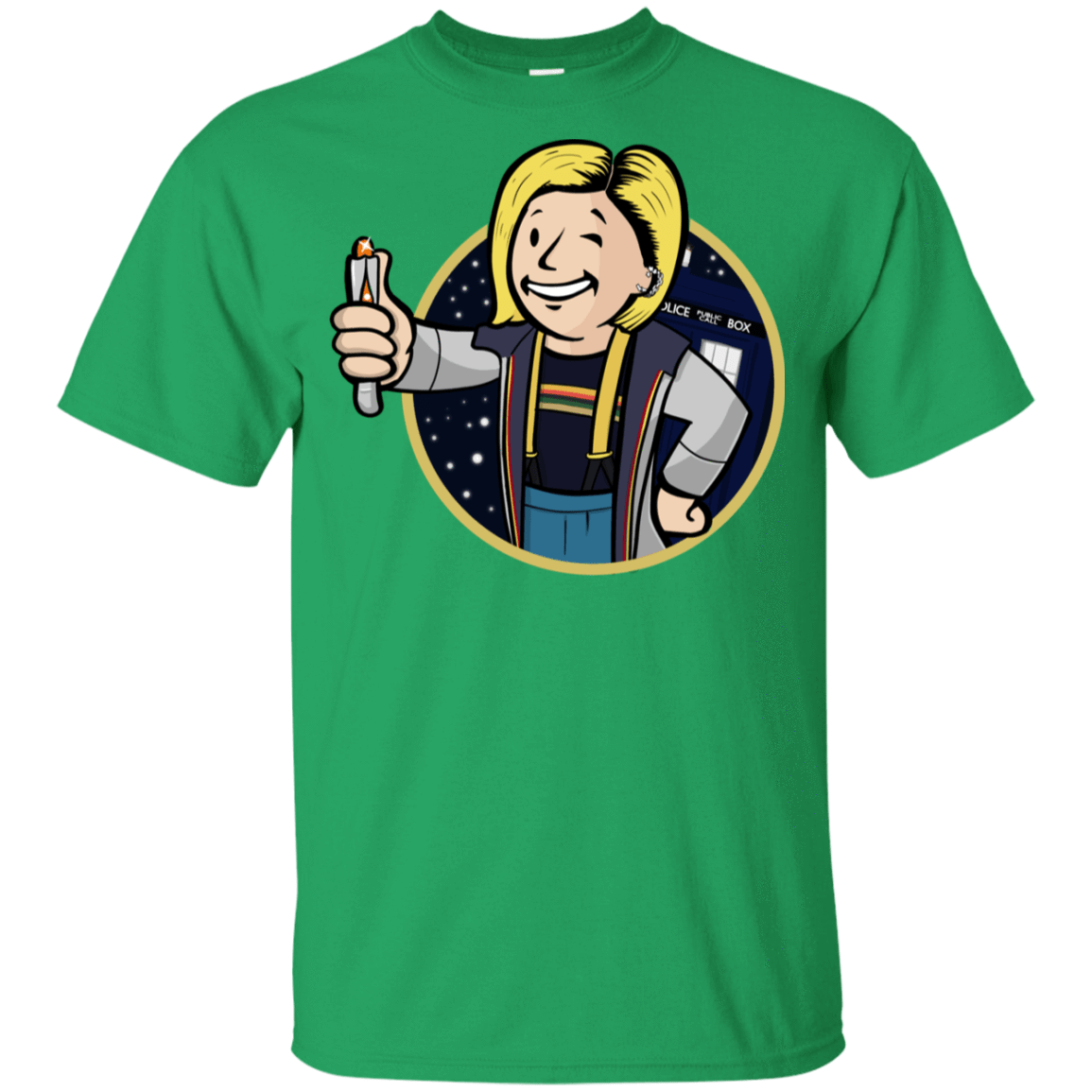 T-Shirts Irish Green / YXS Doctor Vault Youth T-Shirt