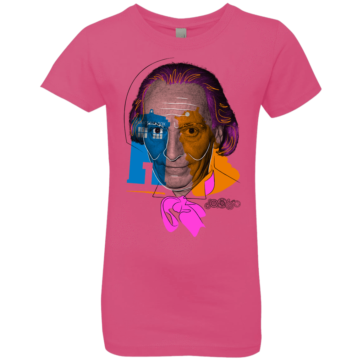 T-Shirts Hot Pink / YXS Doctor Warwhol 1 Girls Premium T-Shirt