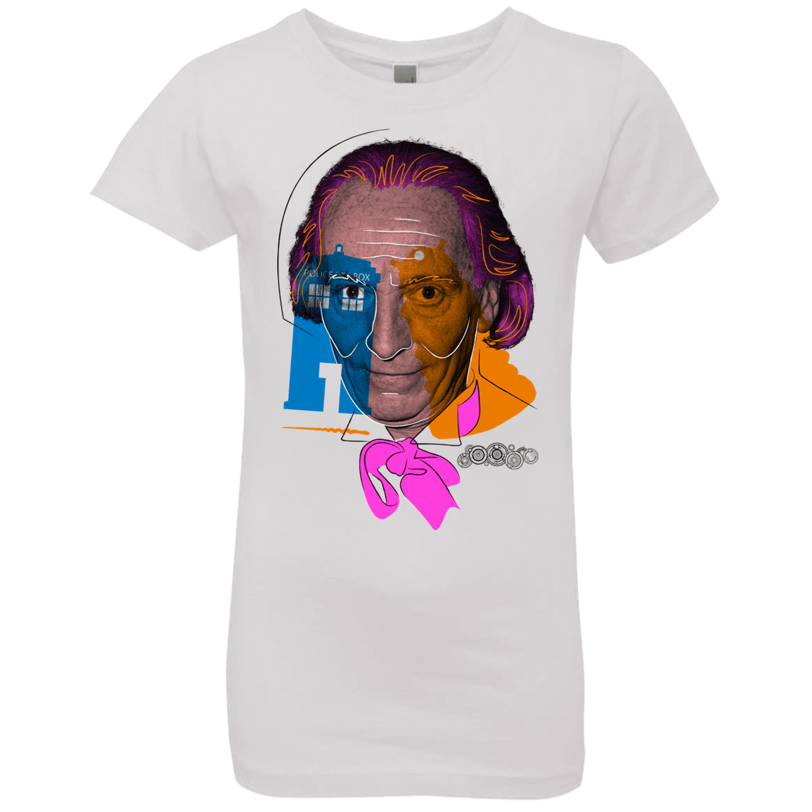 T-Shirts White / YXS Doctor Warwhol 1 Girls Premium T-Shirt