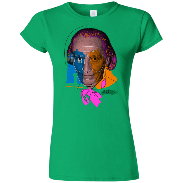 T-Shirts Irish Green / S Doctor Warwhol 1 Junior Slimmer-Fit T-Shirt