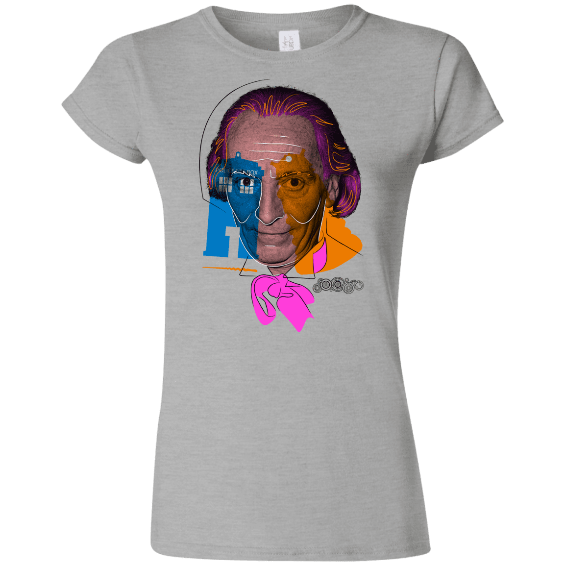 T-Shirts Sport Grey / S Doctor Warwhol 1 Junior Slimmer-Fit T-Shirt