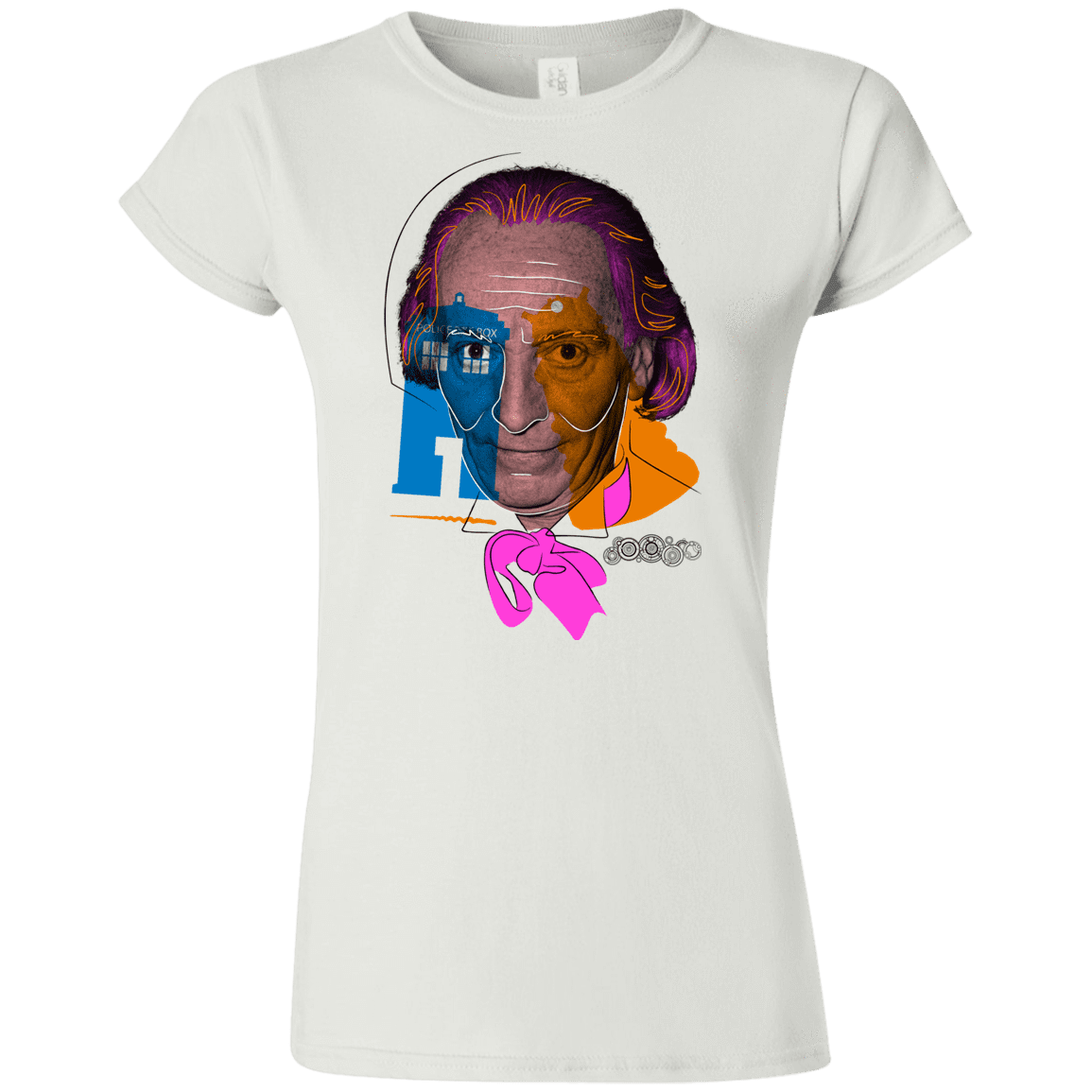 T-Shirts White / S Doctor Warwhol 1 Junior Slimmer-Fit T-Shirt