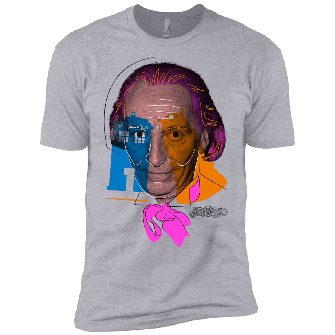 T-Shirts Heather Grey / X-Small Doctor Warwhol 1 Men's Premium T-Shirt