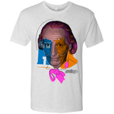 T-Shirts Heather White / S Doctor Warwhol 1 Men's Triblend T-Shirt