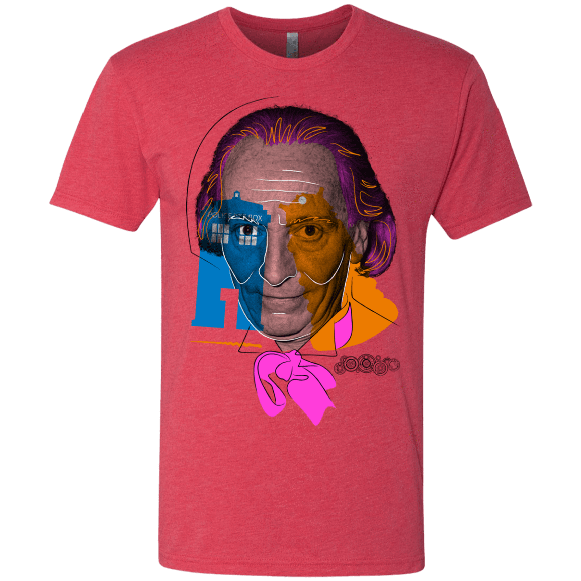 T-Shirts Vintage Red / S Doctor Warwhol 1 Men's Triblend T-Shirt