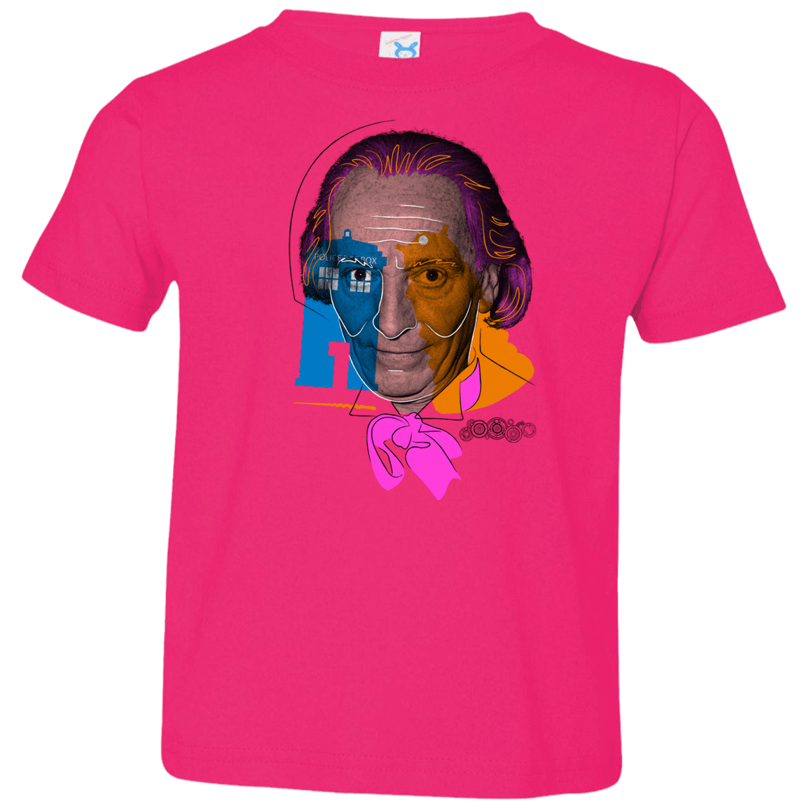 T-Shirts Hot Pink / 2T Doctor Warwhol 1 Toddler Premium T-Shirt