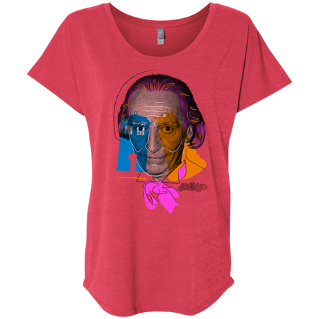 T-Shirts Vintage Red / X-Small Doctor Warwhol 1 Triblend Dolman Sleeve