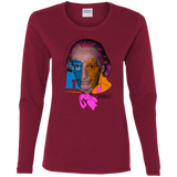 T-Shirts Cardinal / S Doctor Warwhol 1 Women's Long Sleeve T-Shirt