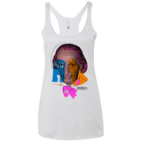 T-Shirts Heather White / X-Small Doctor Warwhol 1 Women's Triblend Racerback Tank