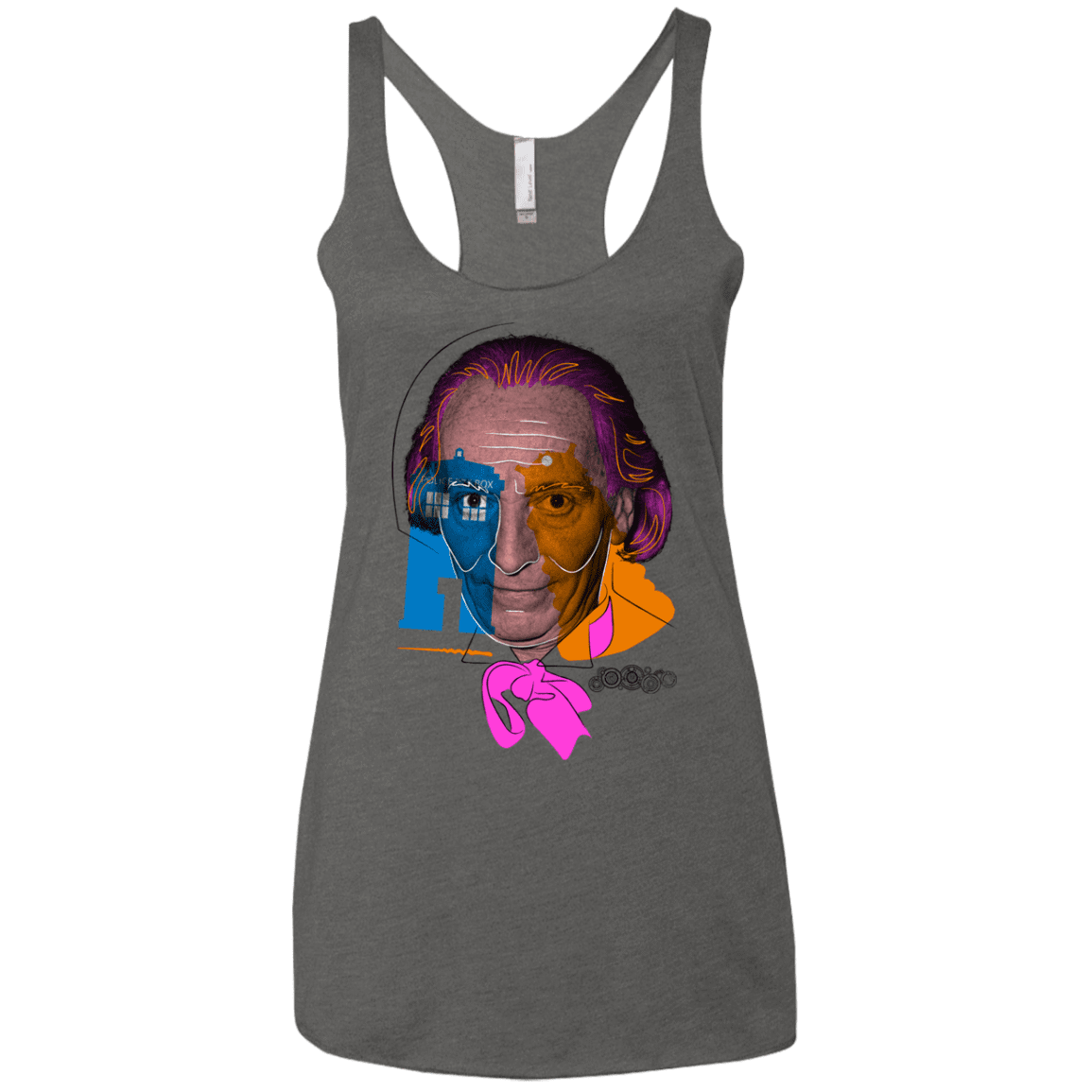 T-Shirts Premium Heather / X-Small Doctor Warwhol 1 Women's Triblend Racerback Tank