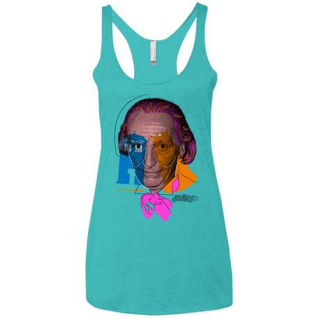T-Shirts Tahiti Blue / X-Small Doctor Warwhol 1 Women's Triblend Racerback Tank