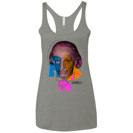 T-Shirts Venetian Grey / X-Small Doctor Warwhol 1 Women's Triblend Racerback Tank