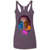 T-Shirts Vintage Purple / X-Small Doctor Warwhol 1 Women's Triblend Racerback Tank