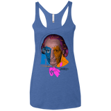 T-Shirts Vintage Royal / X-Small Doctor Warwhol 1 Women's Triblend Racerback Tank