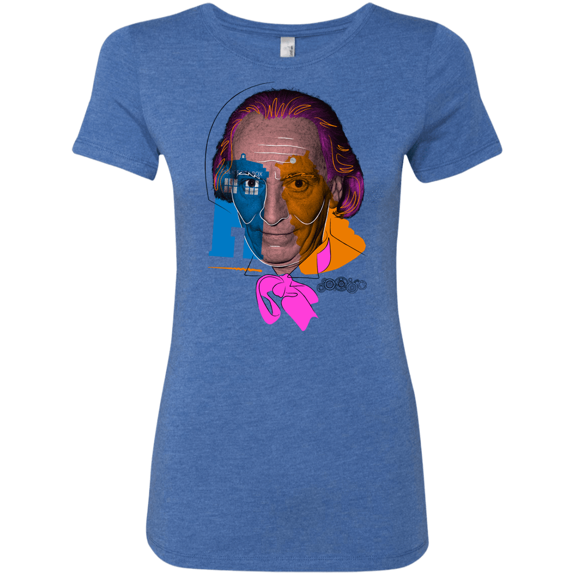 T-Shirts Vintage Royal / S Doctor Warwhol 1 Women's Triblend T-Shirt