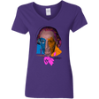 T-Shirts Purple / S Doctor Warwhol 1 Women's V-Neck T-Shirt