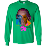 T-Shirts Irish Green / YS Doctor Warwhol 1 Youth Long Sleeve T-Shirt