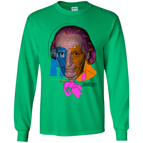 T-Shirts Irish Green / YS Doctor Warwhol 1 Youth Long Sleeve T-Shirt
